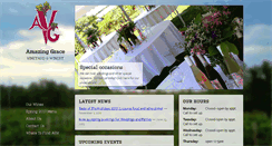 Desktop Screenshot of amazinggracevineyard.com